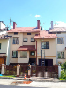 malowanie dachu z blachy