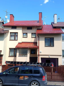 malowanie dachu z blachy