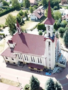 malowanie wieży kościelnej