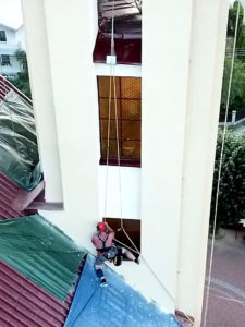 malowanie wieży kościelnej