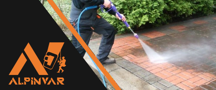 czyszczenie kostki brukowej