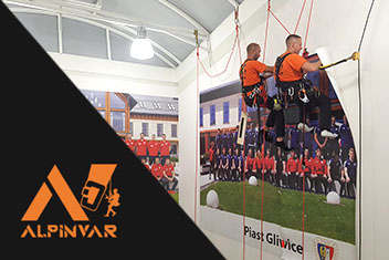 montaż demontaż banerów reklamowych