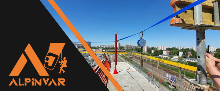 montaż linii życia