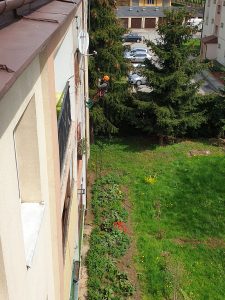 malowanie elewacji bloku wielorodzinnego