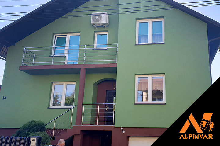 malowanie elewacji i tynku mozaikowego