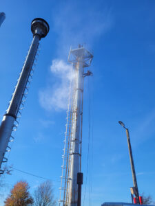 malowanie stalowego komina w leżajsku