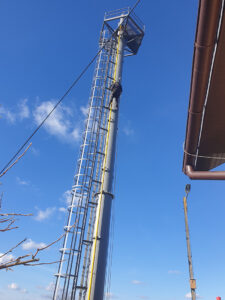 malowanie stalowego komina w leżajsku