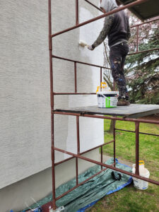 malowanie elewacji szkoły w leżajsku