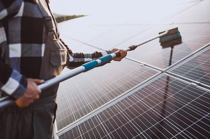 mycie paneli fotowoltaicznych